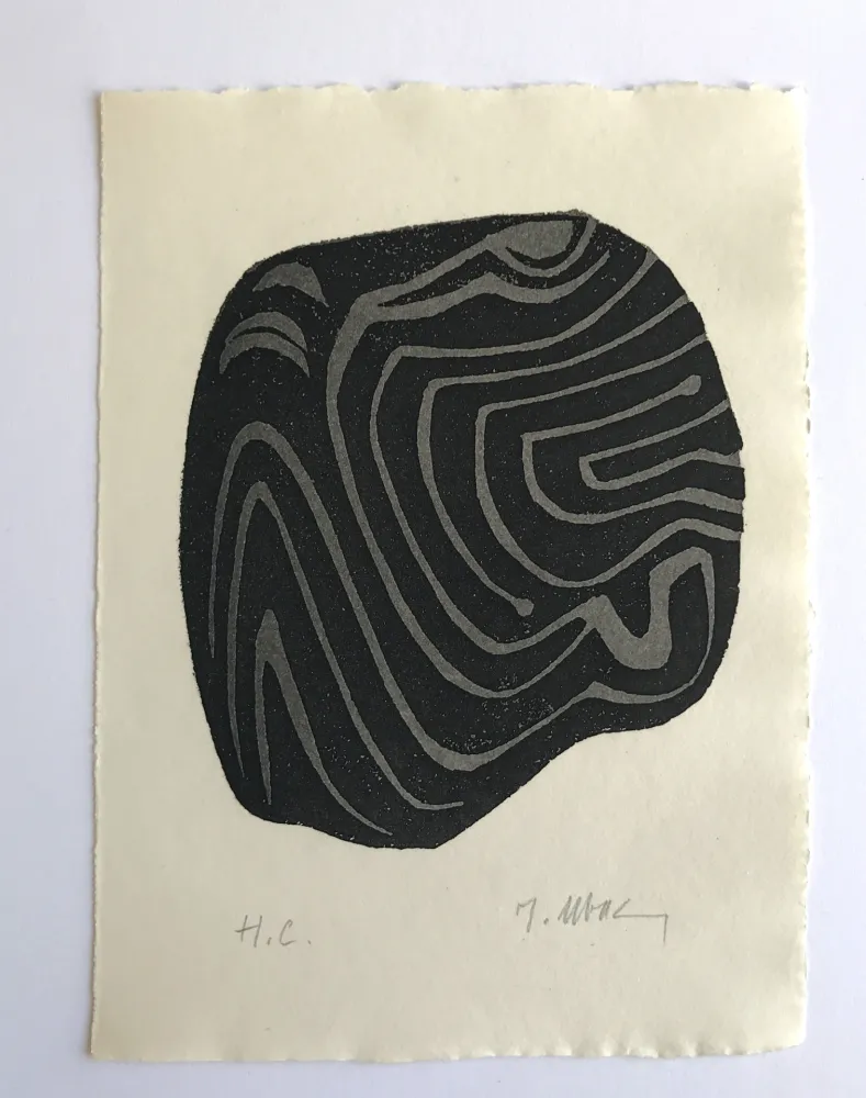 Eau-Forte Ubac - L'herbe déracinée 1