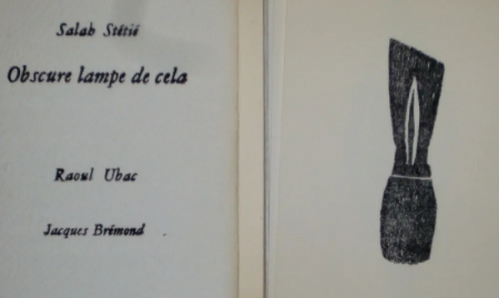 Livre Illustré Ubac - Obscure lampe de cela