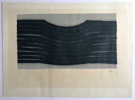 Lithographie Ubac - Rythme creux