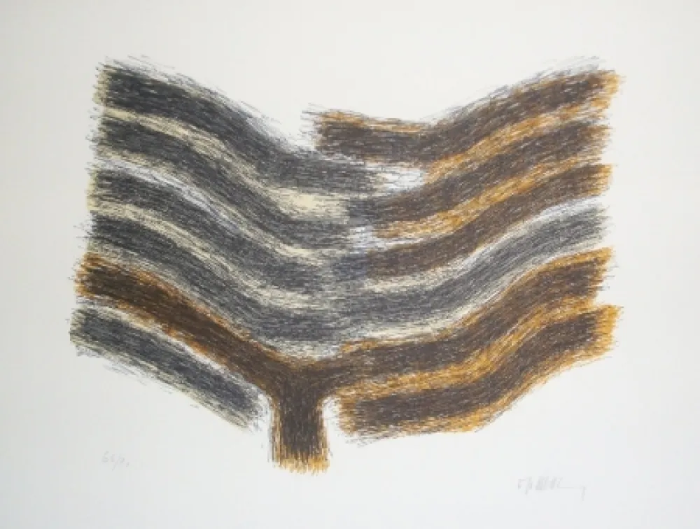 Lithographie Ubac - Sillon