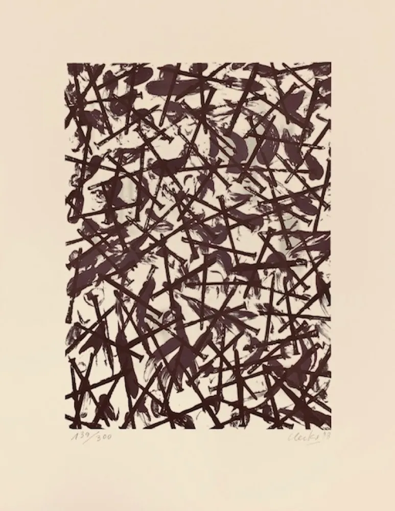 Sérigraphie Uecker - Verletzungen-Verbindungen