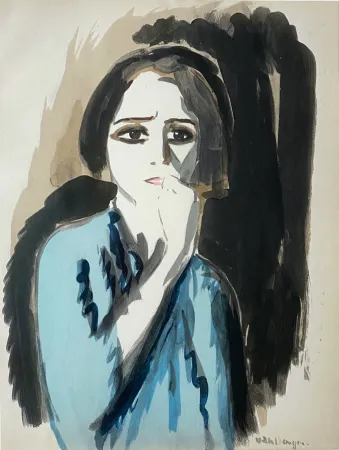 Pochoir Van Dongen - Colere