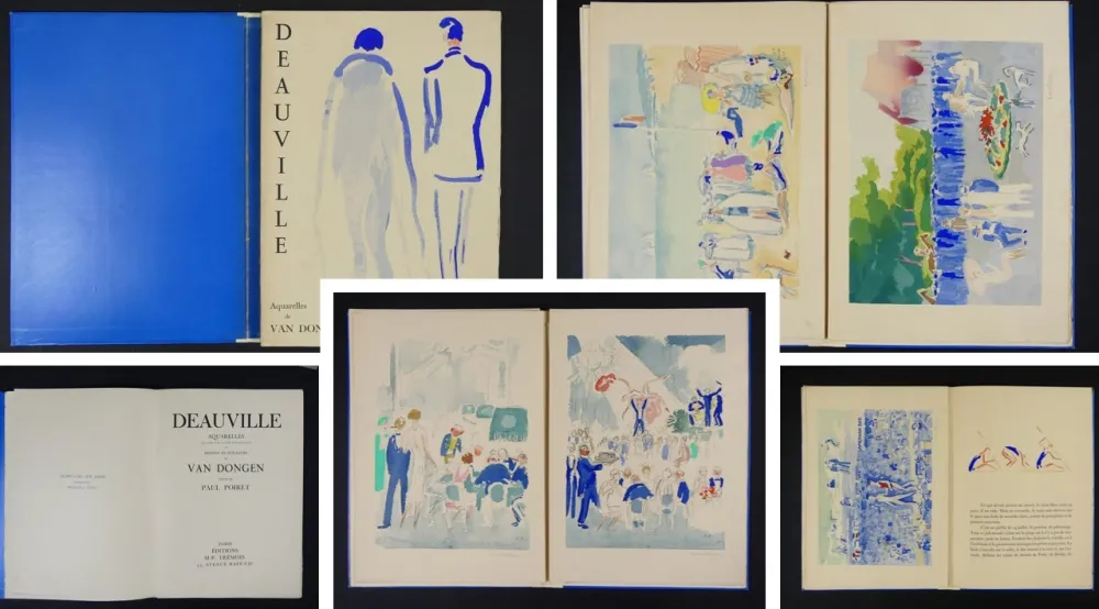 Livre Illustré Van Dongen - Deauville 1920, Aquarelles de Van Dongen