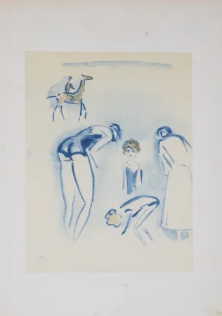 Lithographie Van Dongen - Deauville, 1925 - Scarce!