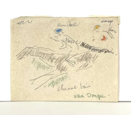 Aucune Technique Van Dongen - Jockeys et cheval,