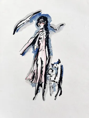 Lithographie Van Dongen - La Garçonne