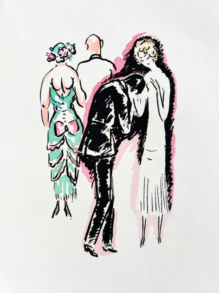 Lithographie Van Dongen - La Garçonne