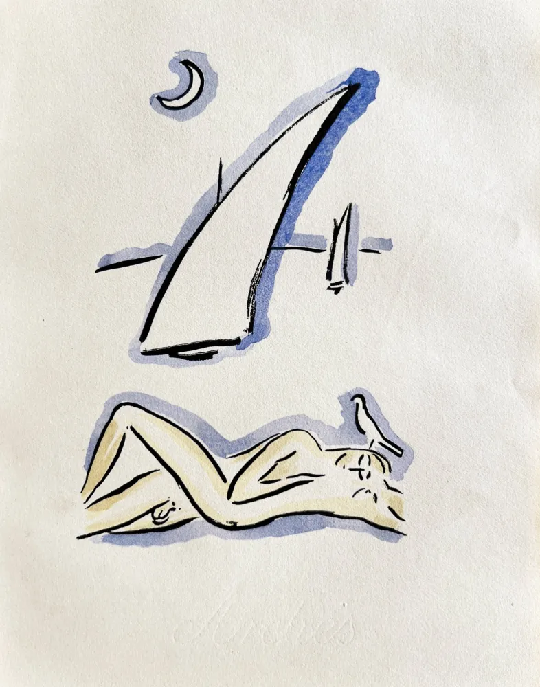 Lithographie Van Dongen - La Garçonne