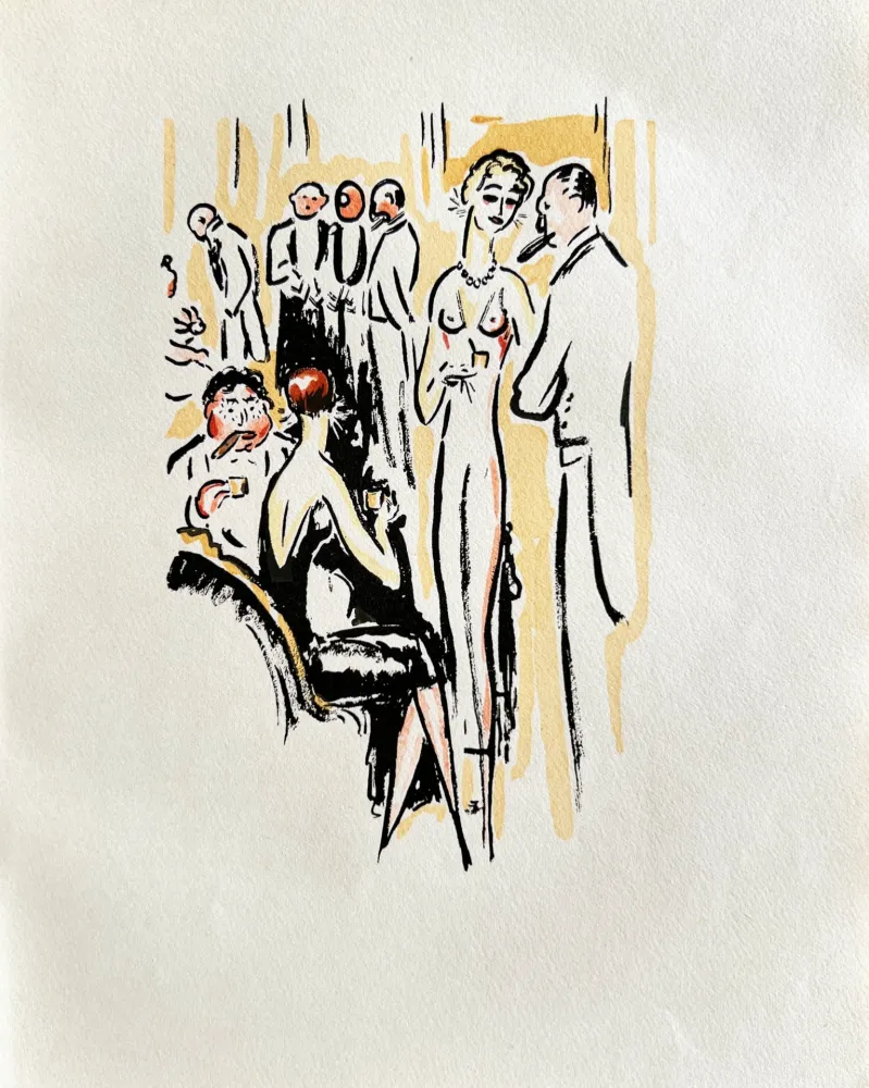 Lithographie Van Dongen - La Garçonne