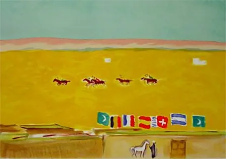 Lithographie Van Dongen - Polo in Alexandria