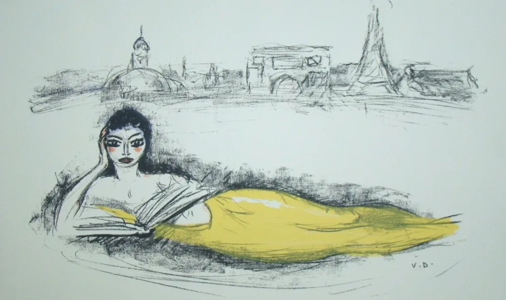 Lithographie Van Dongen - Sirène de Paris