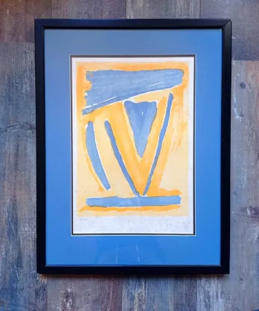 Aucune Technique Van Velde - Bram van Velde - Composition abstraite, lithographie signed sur papier japon