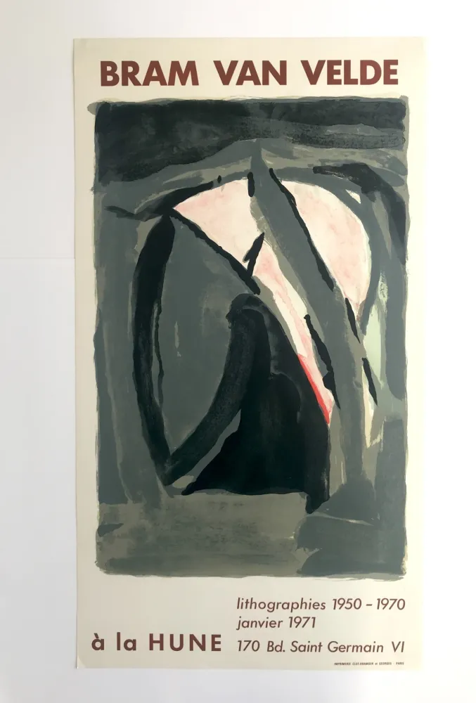 Affiche Van Velde - La Hune