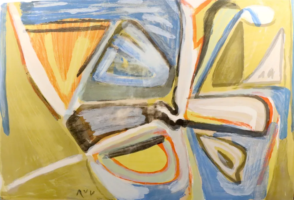 Lithographie Van Velde - Le bonheur de Matisse (MP 386)