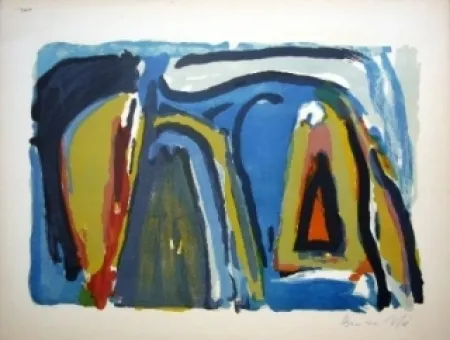 Lithographie Van Velde - MP 209