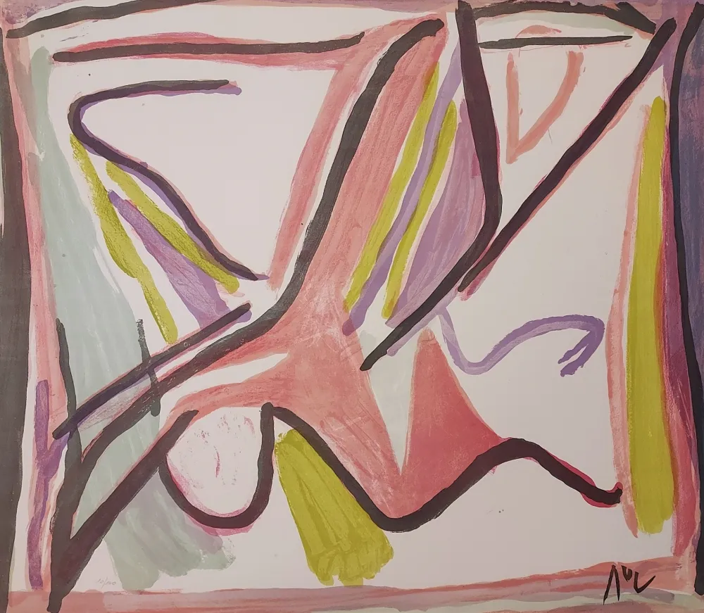 Lithographie Van Velde - MP 403 - Séparation