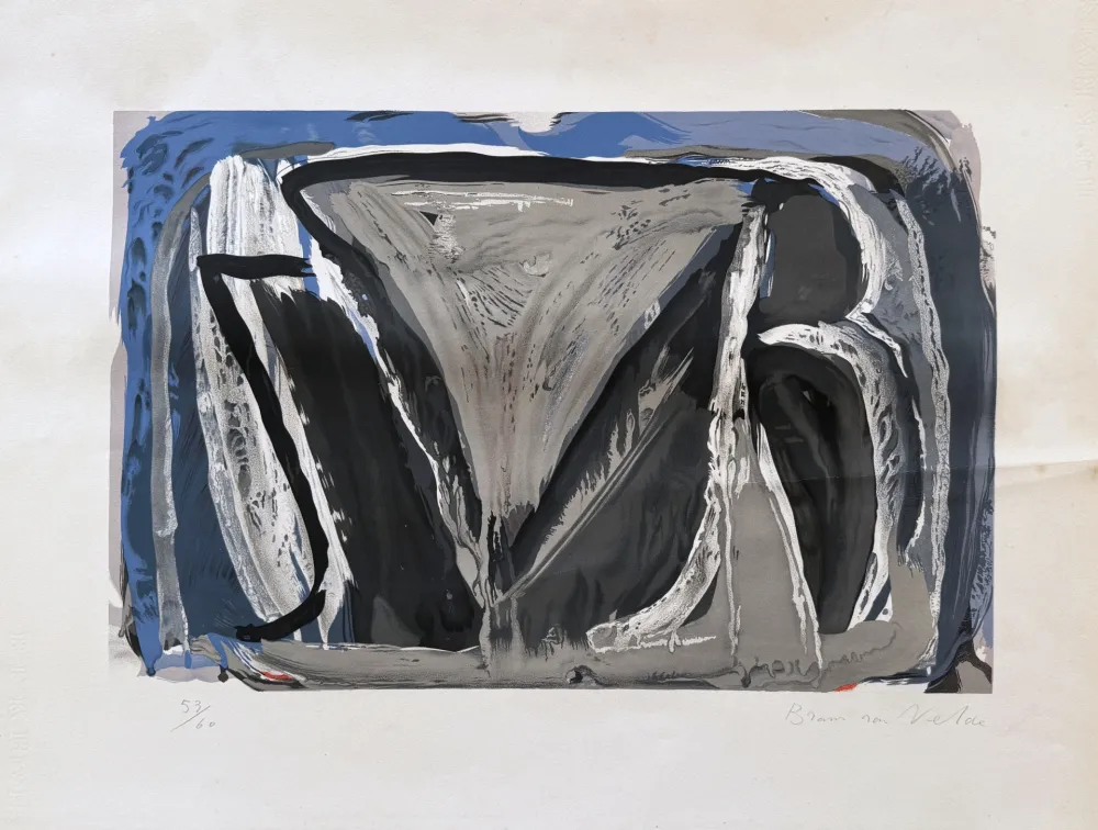 Lithographie Van Velde - MP15, 1962