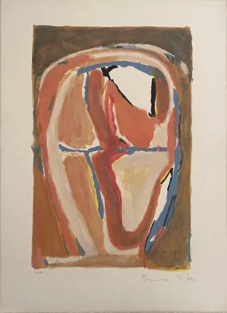 Lithographie Van Velde - Sans Titre 