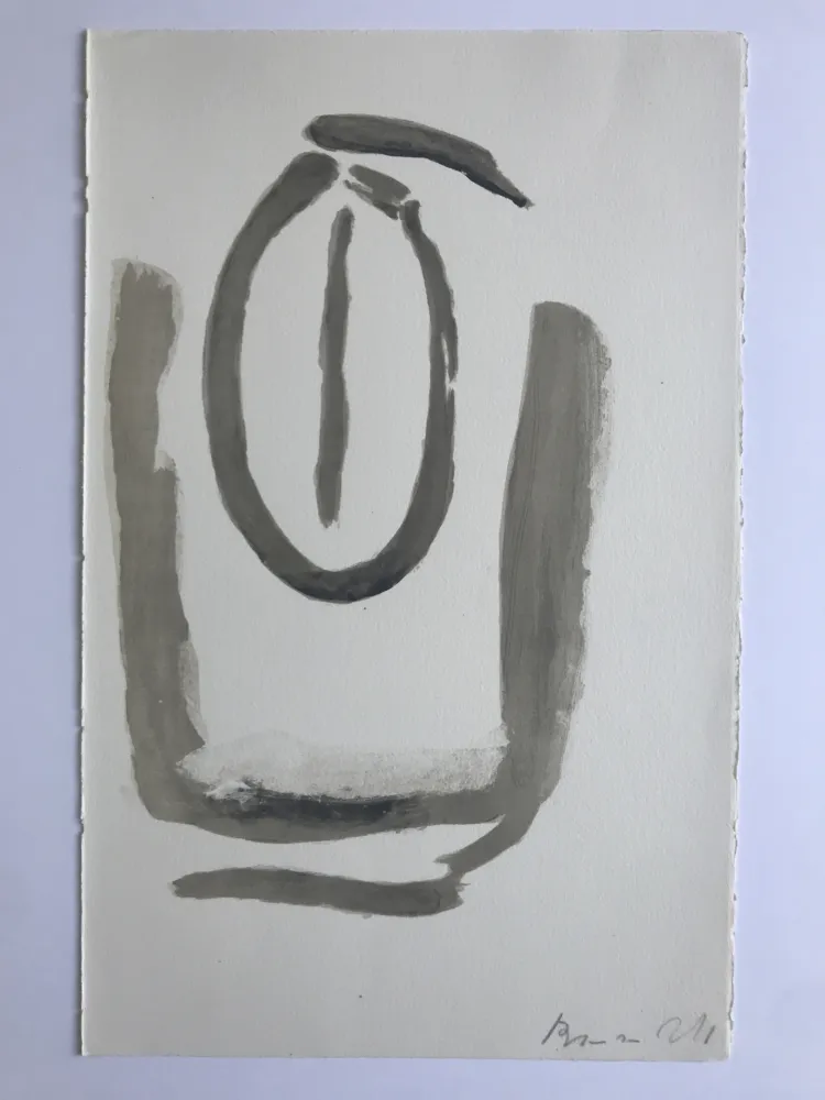 Lithographie Van Velde - Sans titre