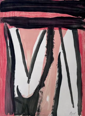 Lithographie Van Velde - Sans titre 