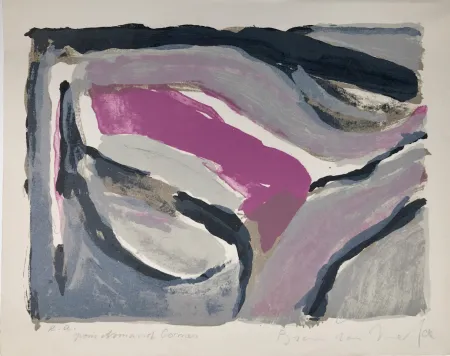 Lithographie Van Velde - Sans titre (MP50)