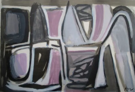 Lithographie Van Velde - Spleen