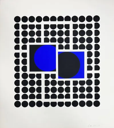Sérigraphie Vasarely - Bellatrix
