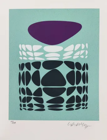 Sérigraphie Vasarely - Beltica