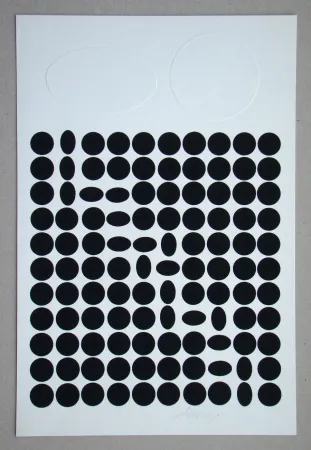 Sérigraphie Vasarely - Bételgeuse ( relief )