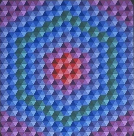 Sérigraphie Vasarely - Bilog