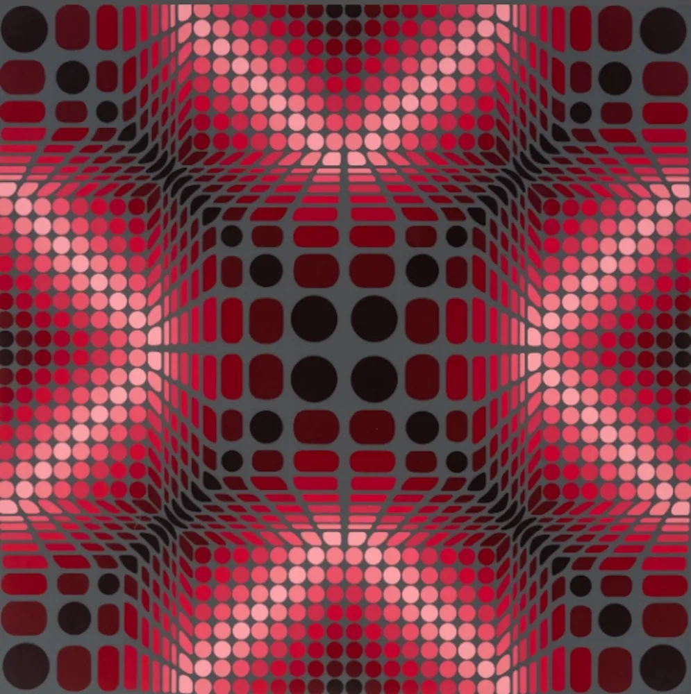 Sérigraphie Vasarely - Boulouss