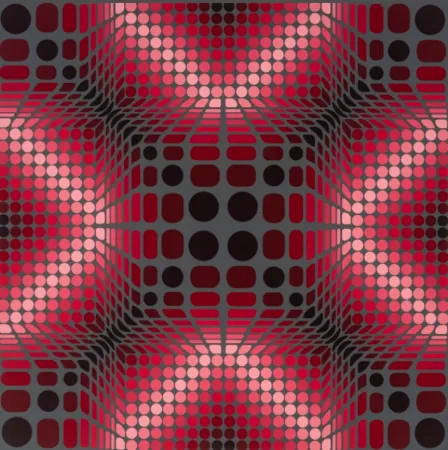 Sérigraphie Vasarely - Boulouss