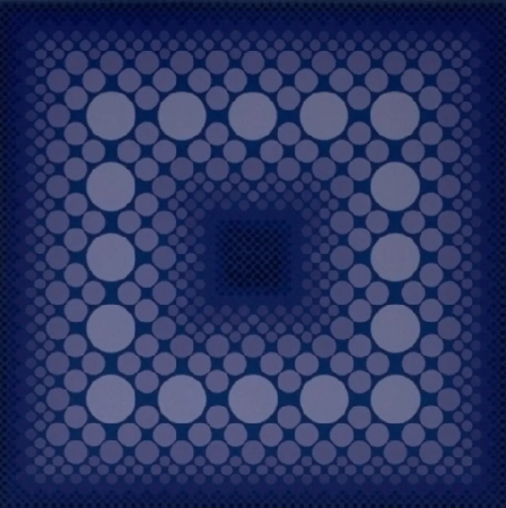 Sérigraphie Vasarely - CORONA