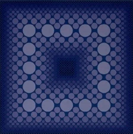 Sérigraphie Vasarely - CORONA
