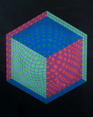 Sérigraphie Vasarely - Dagg 2