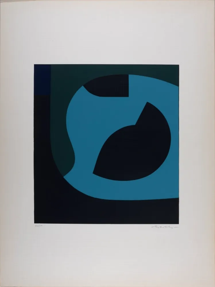 Sérigraphie Vasarely - El Llano