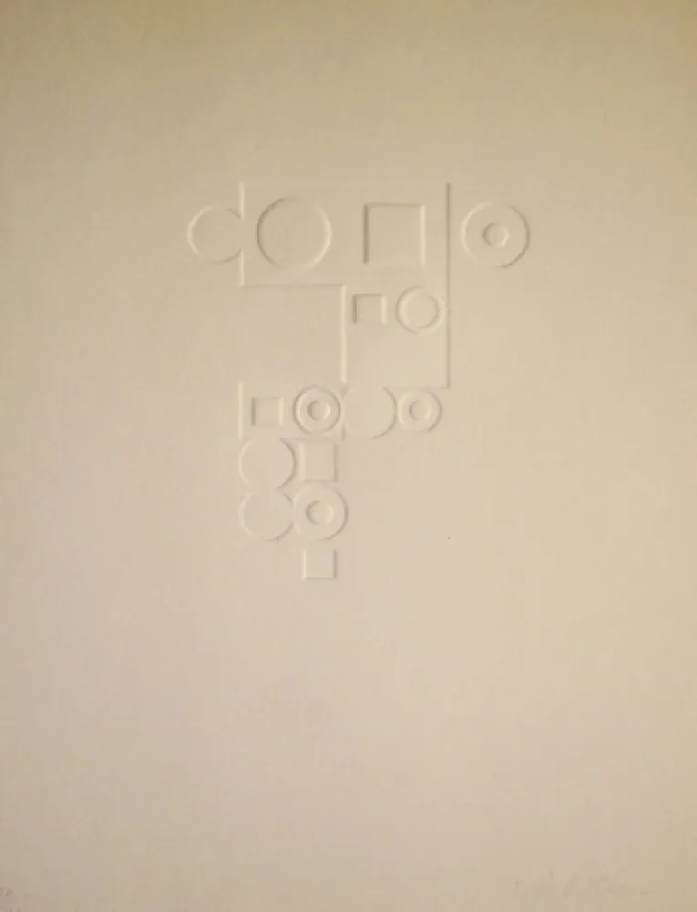 Gravure Vasarely - Euclide