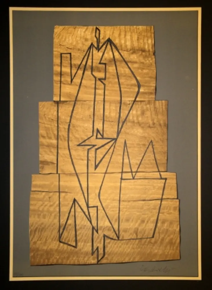 Lithographie Vasarely - Gordes Tabor