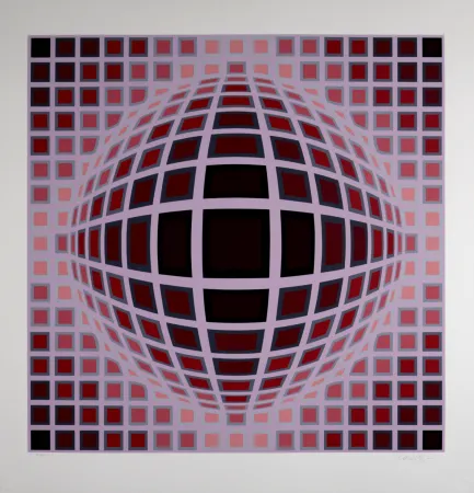 Sérigraphie Vasarely - Louisiana 1, c. 1983 - Hand-signed