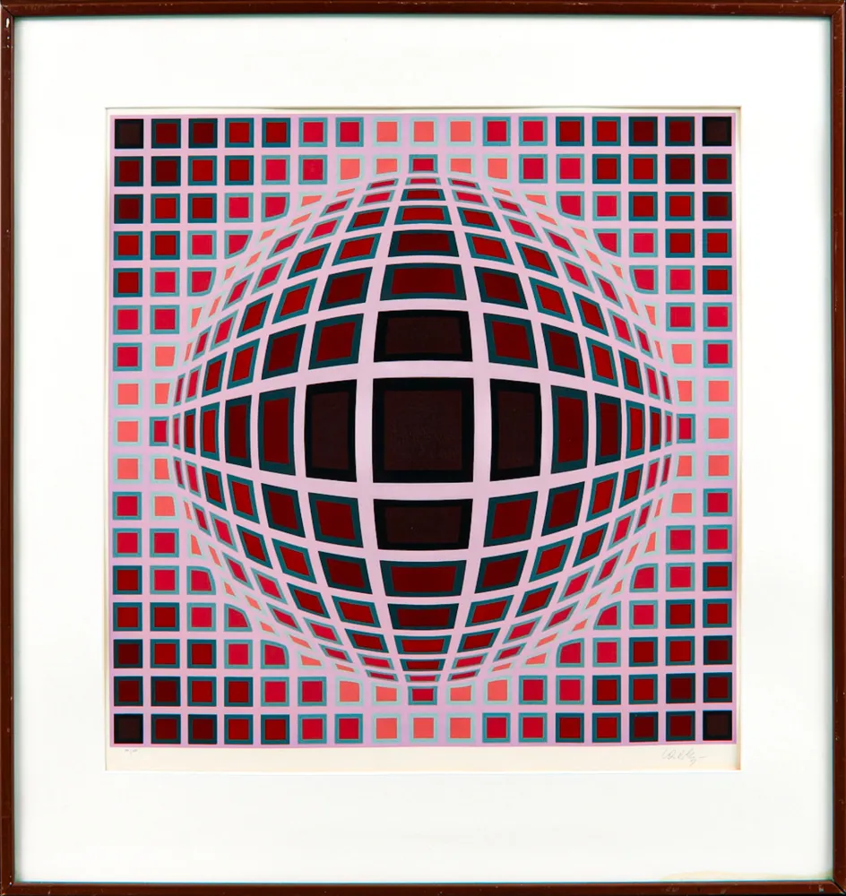 Sérigraphie Vasarely - Louisiana I