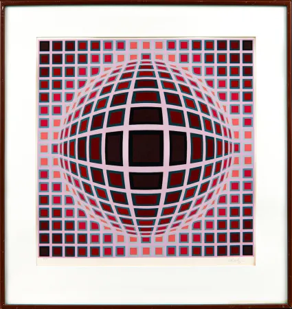 Sérigraphie Vasarely - Louisiana I