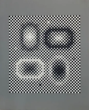 Sérigraphie Vasarely - Me-Ta 