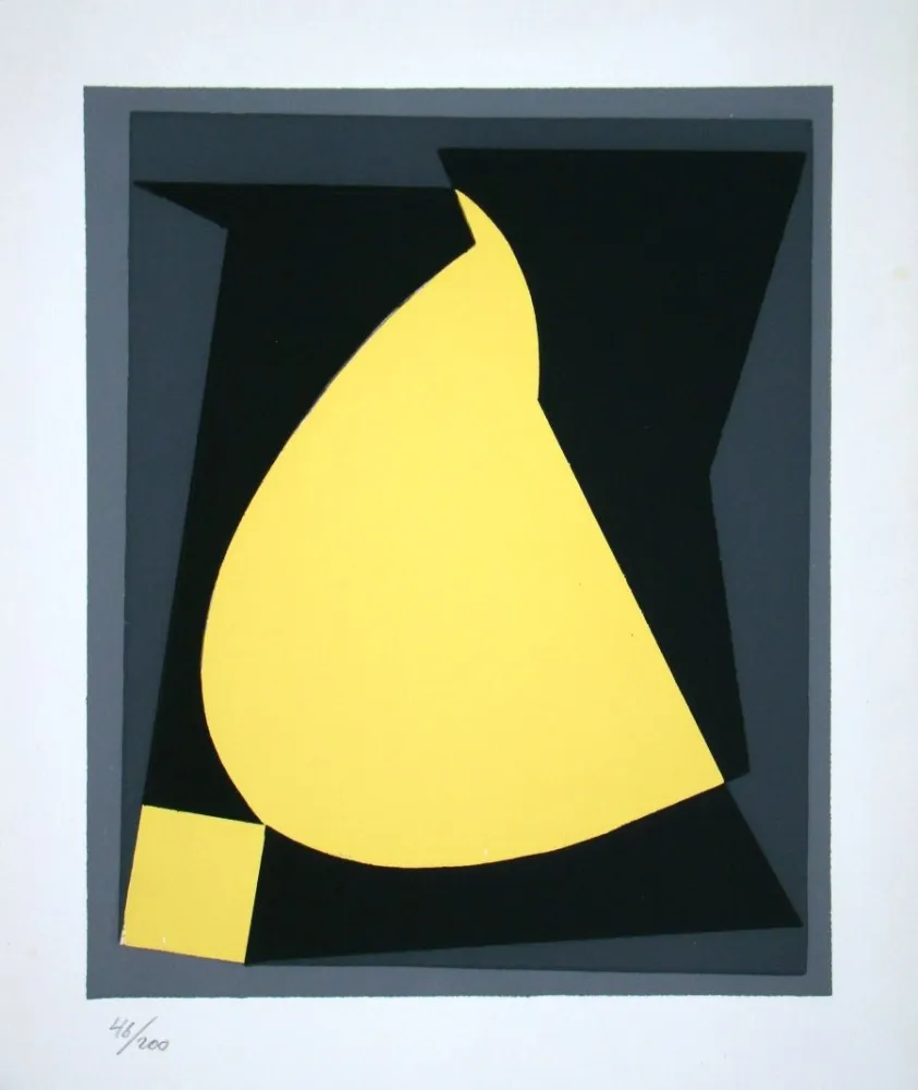 Sérigraphie Vasarely - Pamir II.