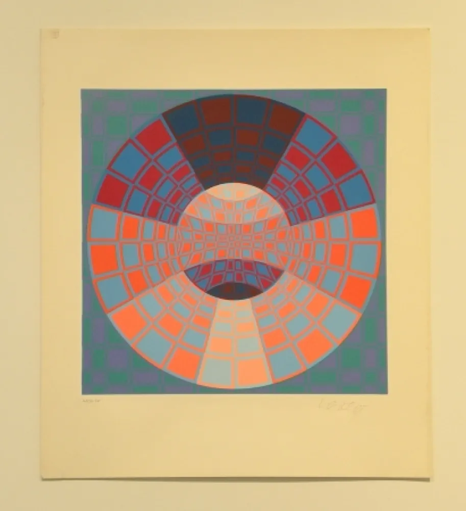 Sérigraphie Vasarely - Pixis