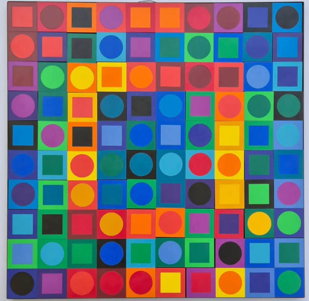 Multiple Vasarely - Planetary Foklore Participations No. 1
