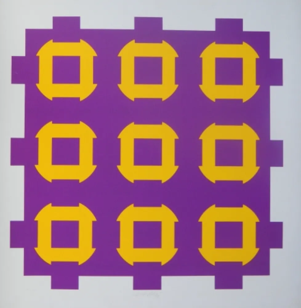 Sérigraphie Vasarely - Procion C