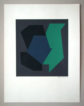 Sérigraphie Vasarely - Quami