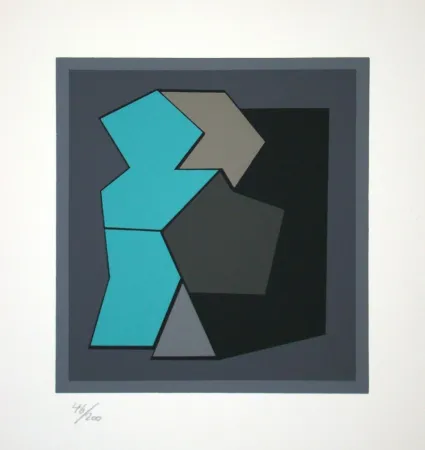 Sérigraphie Vasarely - Quami