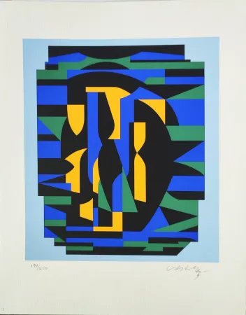 Sérigraphie Vasarely - Risir