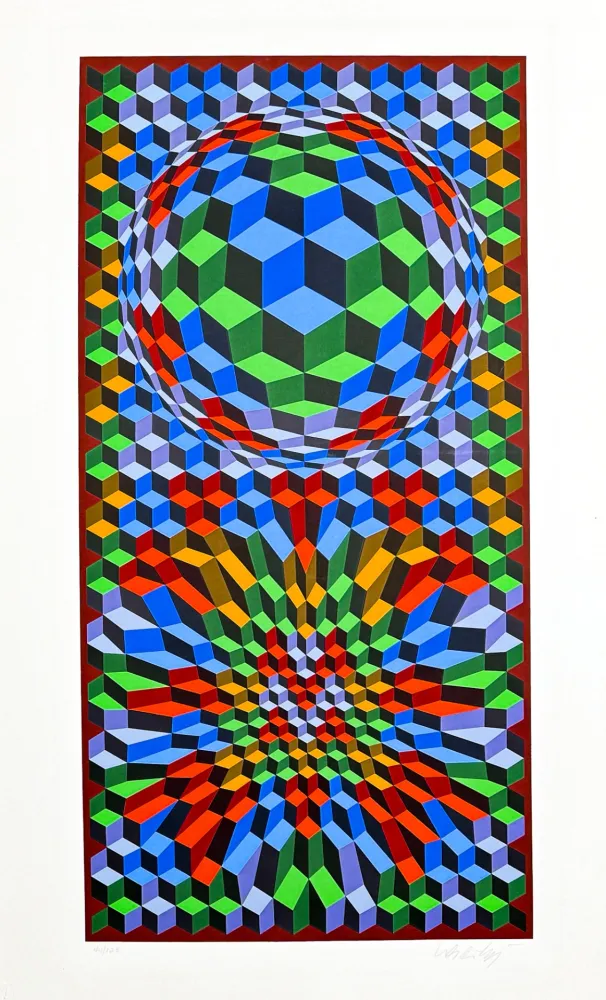 Sérigraphie Vasarely - Senza titolo